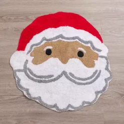 Outlet Santa Claus Christmas Bath Mat Christmas Decorations