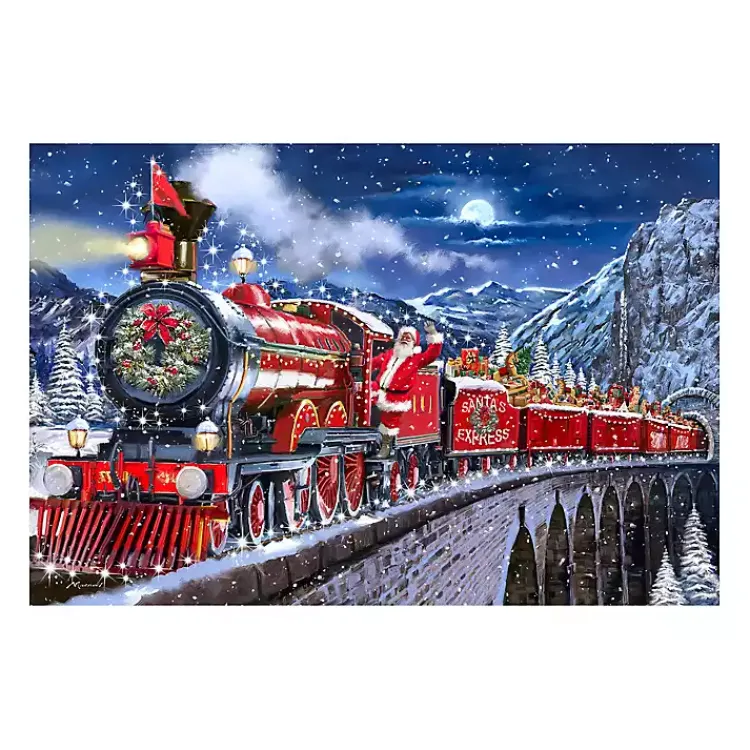 Sale Santa Express Canvas Art Print Christmas Art & Wall Decor
