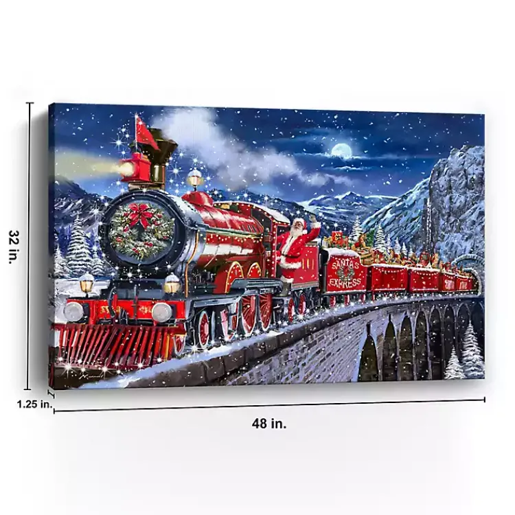 Sale Santa Express Canvas Art Print Christmas Art & Wall Decor
