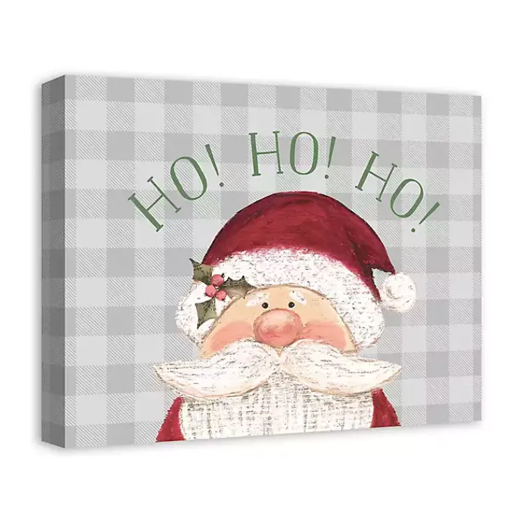 Online Santa Ho Ho Ho Christmas Canvas Art Print Christmas Art & Wall Decor