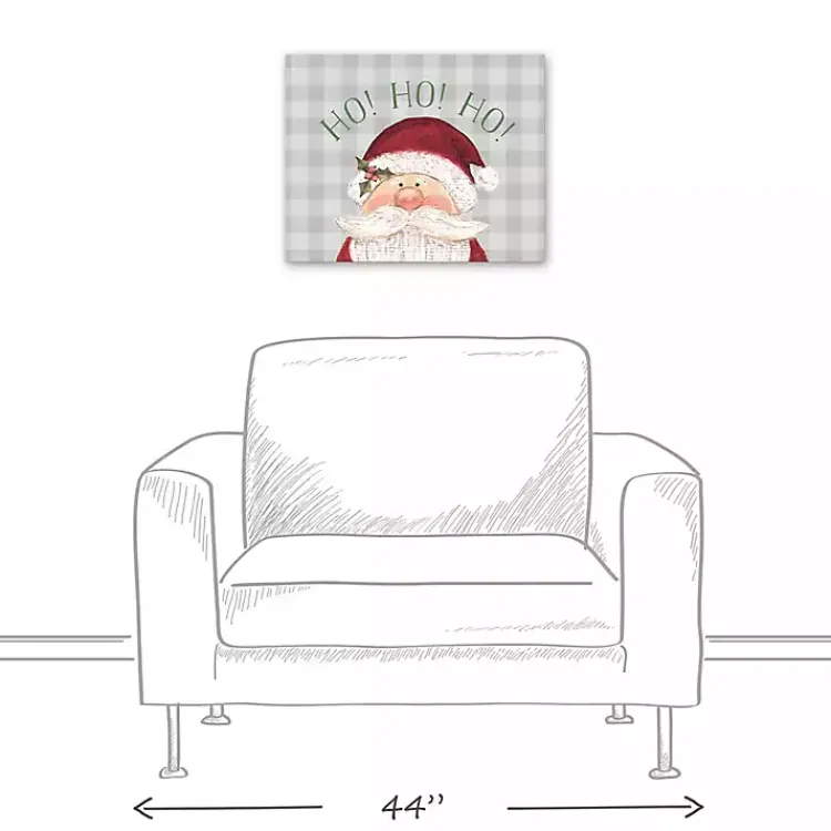 Online Santa Ho Ho Ho Christmas Canvas Art Print Christmas Art & Wall Decor