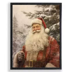 Best Santa in a Red Suit Framed Art Print Christmas Art & Wall Decor