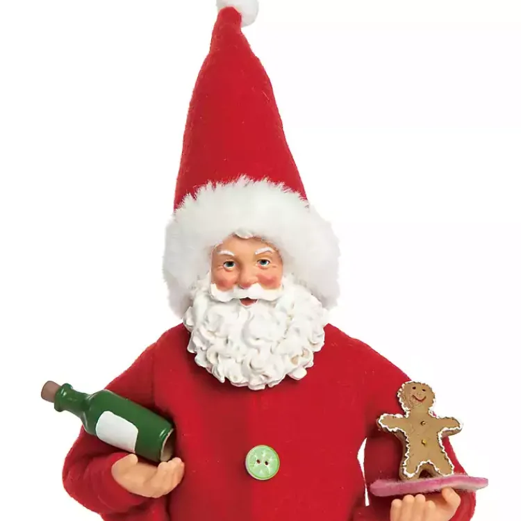 Santa in Pajamas Christmas Figurine Christmas Decorations