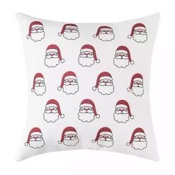New Santa Pattern Indoor/Outdoor Pillow Christmas Pillows