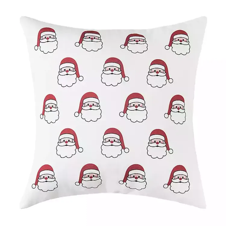 New Santa Pattern Indoor/Outdoor Pillow Christmas Pillows