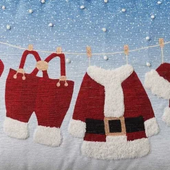 New Santa's Clothesline Lumbar Pillow Christmas Pillows