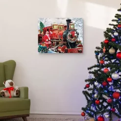 Santa's Express Canvas Art Print Christmas Art & Wall Decor