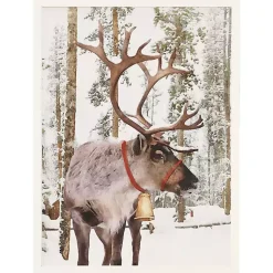 Online Santa's Reindeer Framed Art Print Christmas Art & Wall Decor