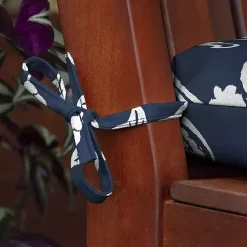 Kirklands Home Outdoor Cushions & Pillows|Sapphire Ashland Outdoor Wicker Cushion