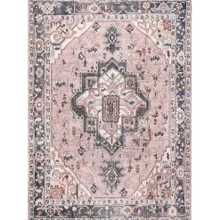 Kirklands Home Area Rugs|Sasha Medallion Washable Area Rug, 4x6