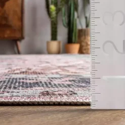 Kirklands Home Area Rugs|Sasha Medallion Washable Area Rug, 4x6