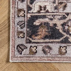 Kirklands Home Area Rugs|Sasha Medallion Washable Area Rug, 4x6