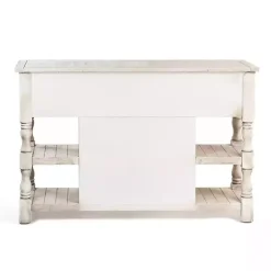 Kirklands Home Cabinets & Sideboards|Savannah Cream Distressed Cabinet Ivory