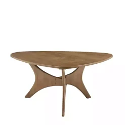 Kirklands Home Coffee Tables|Savannah Wooden Triangle Coffee Table Brown