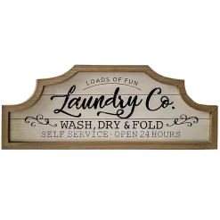 Kirklands Home Wall Quotes & Signs|Scalloped Arch Top Laundry Room Framed Wall Sign