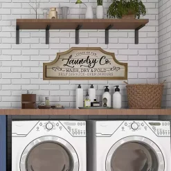 Kirklands Home Wall Quotes & Signs|Scalloped Arch Top Laundry Room Framed Wall Sign