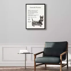 Kirklands Home Wall Quotes & Signs|Scottish Terrier Facts Framed Wall Plaque
