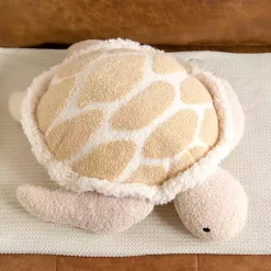 Clearance Sea Turtle Boucle Pillow Pillows