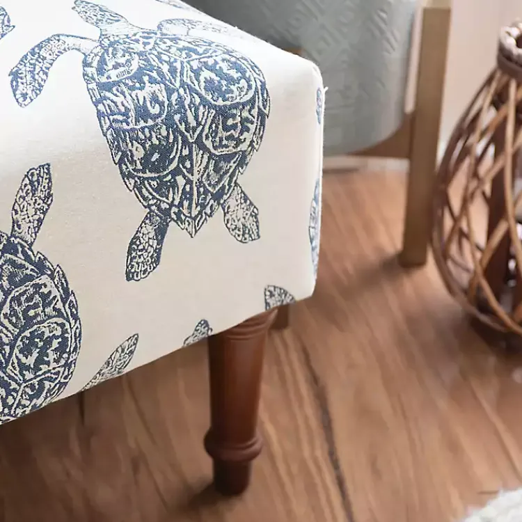 Kirklands Home Accent Chairs|Sea Turtle Print Accent Chair