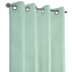 Kirklands Home Curtains & Drapes|Seafoam Boucle Sheer Curtain Panel, 95 in. Green