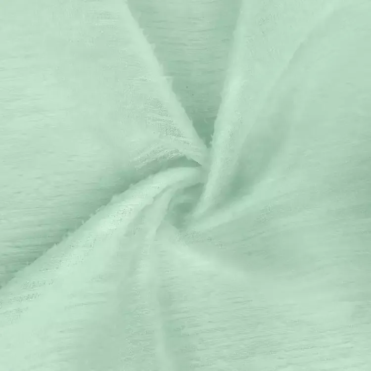 Kirklands Home Curtains & Drapes|Seafoam Boucle Sheer Curtain Panel, 95 in. Green