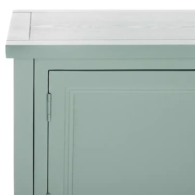 Kirklands Home Cabinets & Sideboards|Seafoam 4-Drawer Charlotte Sideboard Green