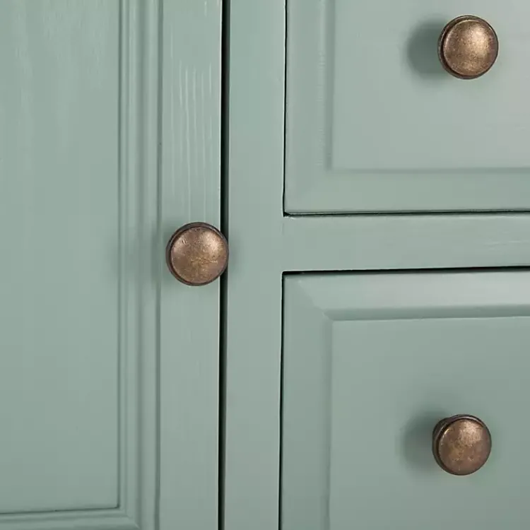 Kirklands Home Cabinets & Sideboards|Seafoam 4-Drawer Charlotte Sideboard Green