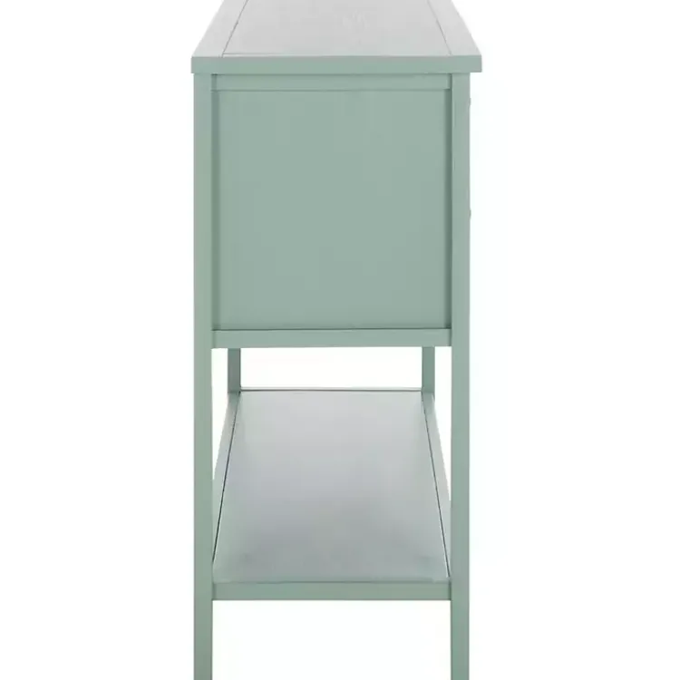 Kirklands Home Cabinets & Sideboards|Seafoam 4-Drawer Charlotte Sideboard Green
