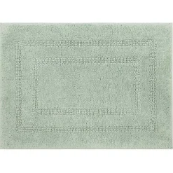 Kirklands Home Bathroom Rugs|Seaglass Reversible Cotton Bath Mat, 45 in. Green