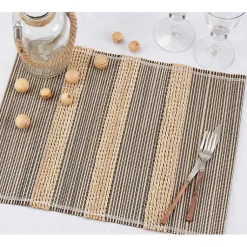 Kirklands Home Table Linens|Seagrass Striped 4-pc. Placemat Set