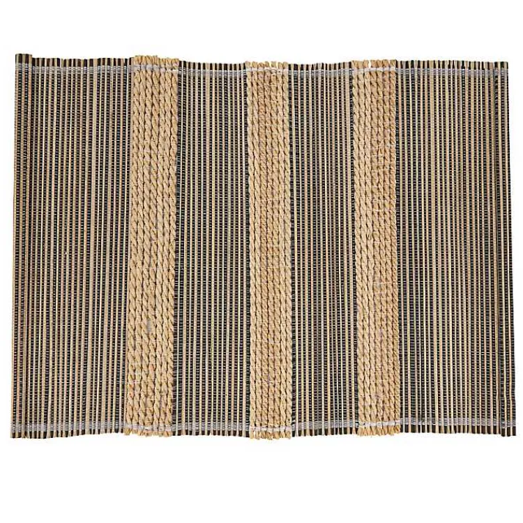 Kirklands Home Table Linens|Seagrass Striped 4-pc. Placemat Set