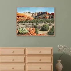 Kirklands Home Canvas Art|Sedona Framed Canvas Art Print