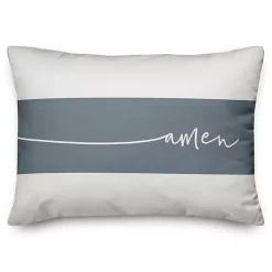 Online Serenity Prayer Striped Pillow Pillows