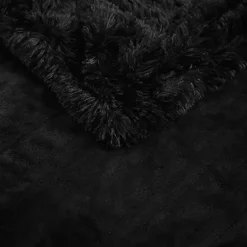 New Serta Shaggy Faux Fur Heated Throw Blankets & Throws