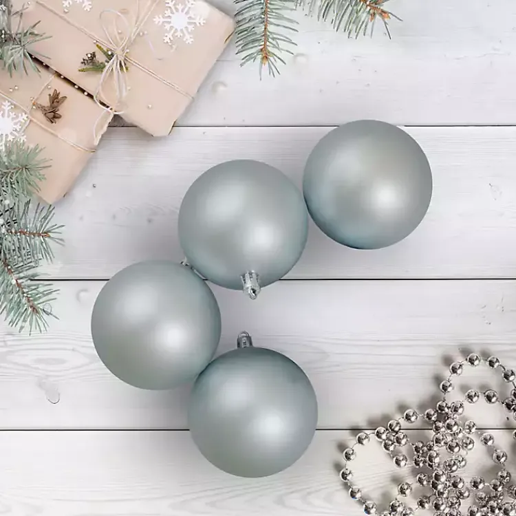 Clearance Shatterproof Matte Powder 32-pc. Ornaments Christmas Ornaments