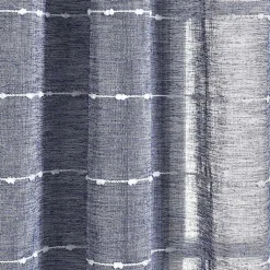 Kirklands Home Curtains & Drapes|Sheer Navy Textured Curtain Panel Set, 84 in. Blue