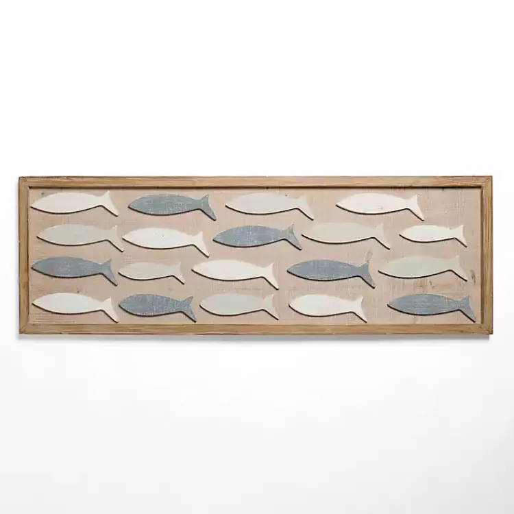 Kirklands Home Wall Plaques|Shoalmate Fish Wood Wall Plaque