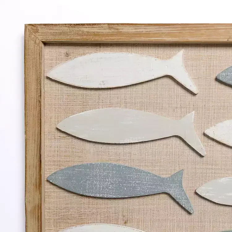 Kirklands Home Wall Plaques|Shoalmate Fish Wood Wall Plaque