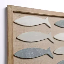 Kirklands Home Wall Plaques|Shoalmate Fish Wood Wall Plaque