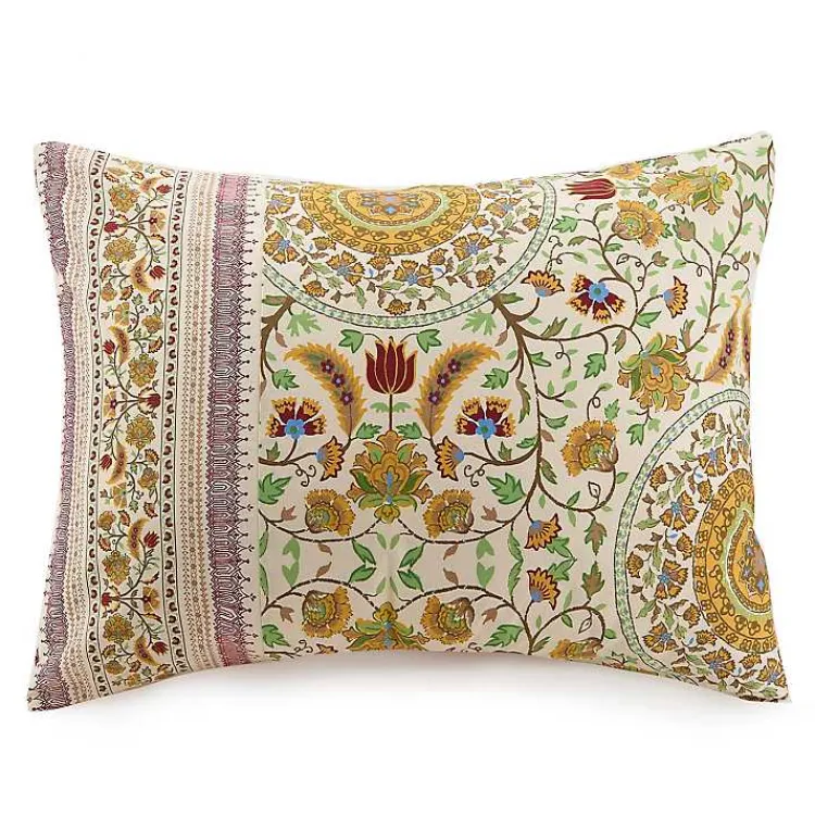 Kirklands Home Comforters|Shyla Yellow Vinework King 5-pc. Comforter Set