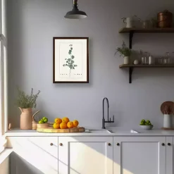 Kirklands Home Framed Art|Sida Greenery Black Beaded Framed Art Print