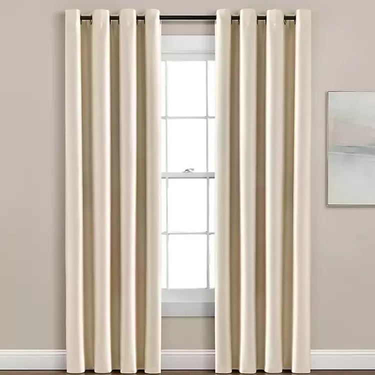 Kirklands Home Curtains & Drapes|Silky Wheat Blackout Curtain Panel, 95 in. Gold