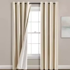 Kirklands Home Curtains & Drapes|Silky Wheat Blackout Curtain Panel, 95 in. Gold