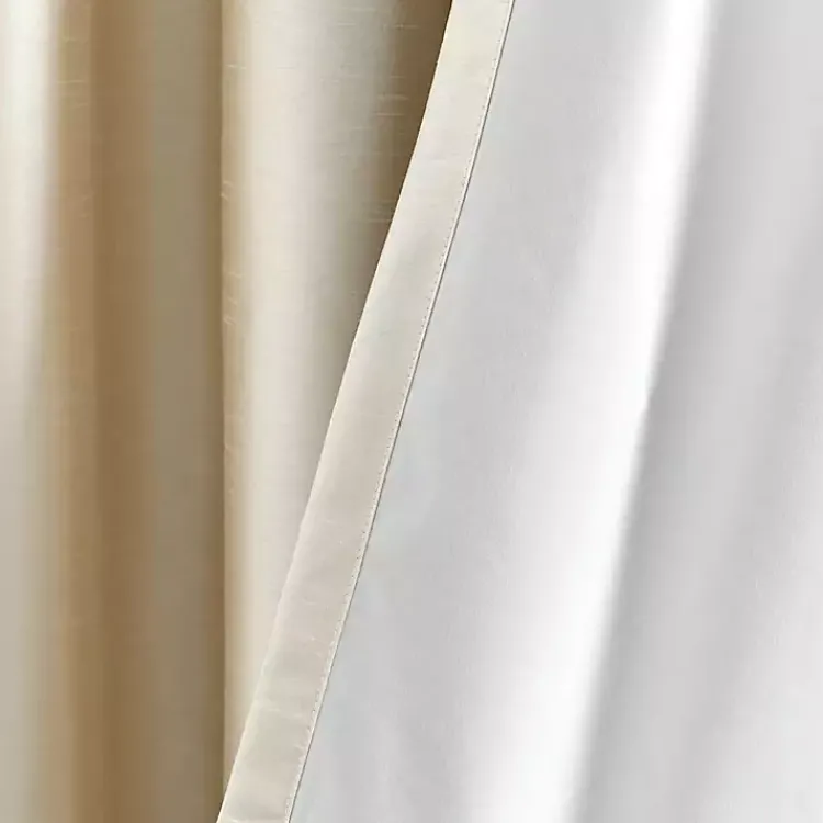 Kirklands Home Curtains & Drapes|Silky Wheat Blackout Curtain Panel, 95 in. Gold