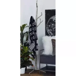 Kirklands Home Entryway Furniture|Silver Aluminum Tree Branch Coat Rack