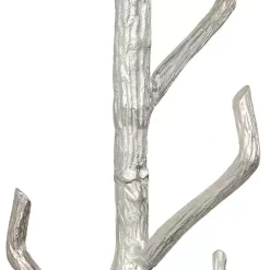 Kirklands Home Entryway Furniture|Silver Aluminum Tree Branch Coat Rack