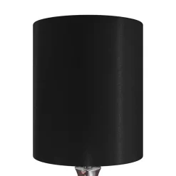 Kirklands Home Table Lamps|Silver and Tapered Table Lamps, Set of 2 Black