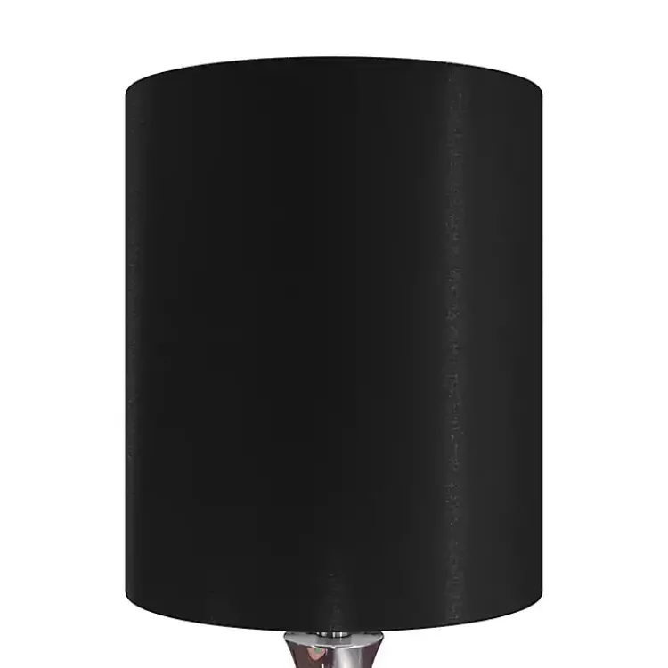 Kirklands Home Table Lamps|Silver and Tapered Table Lamps, Set of 2 Black