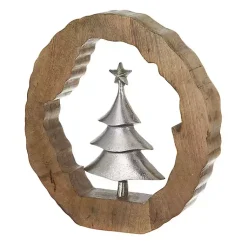 Sale Silver Christmas Tree Wooden Frame Decoration Christmas Decorations