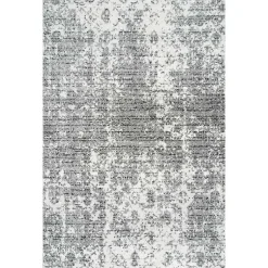 Kirklands Home Area Rugs|Silver Deena Abstract Area Rug, 5x8